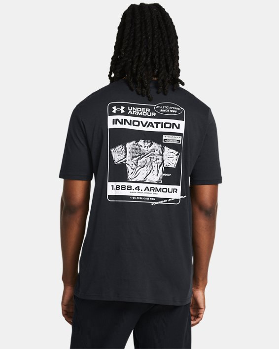 Men's UA Innovation Advert Short Sleeve in Black image number 1